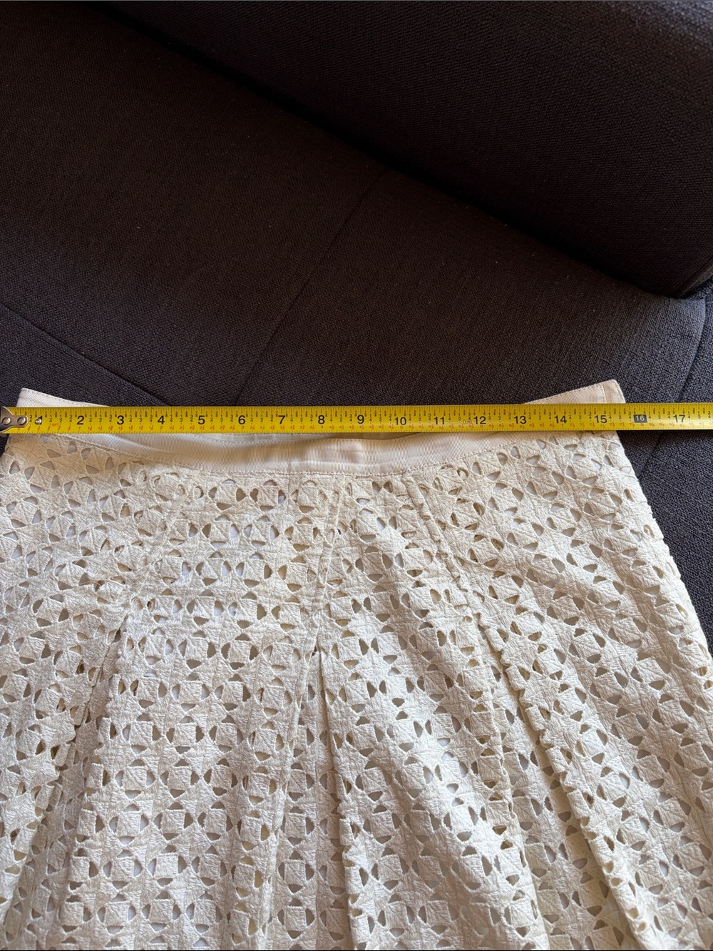 Tory Burch cotton lace eyelet skirt - Picture 10 of 10
